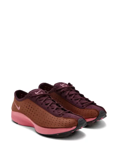 Бягане чехли Nike на платформе бродирани оранжево