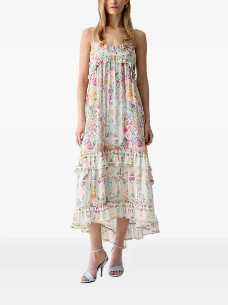 Rochie maxi Farm Rio cu model floral cu imagine
