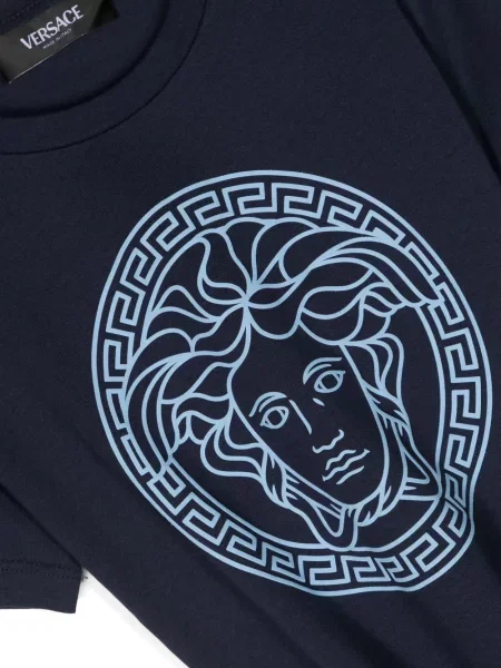 Koszulka dziecięca Versace niebieska