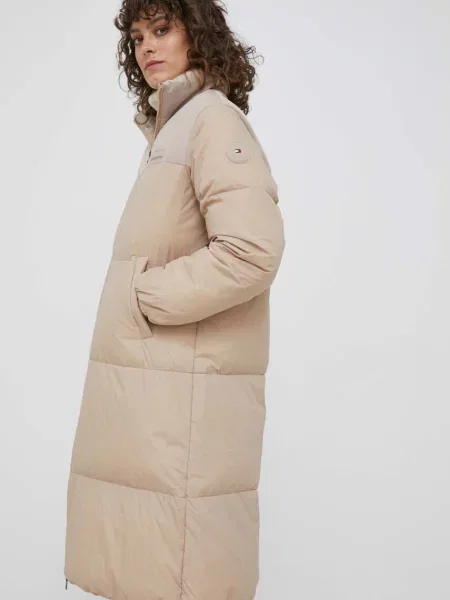 Tommy Hilfiger kurtka zimowa beżowy