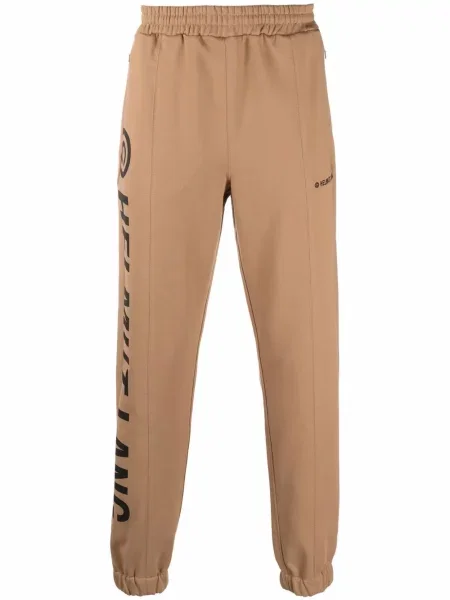 Pantaloni Helmut Lang cu imagine maro