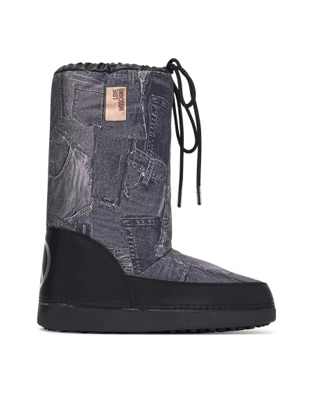 LOVE MOSCHINO Sniego batai juoda