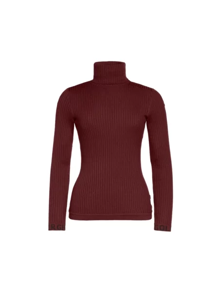 Sweter Goldbergh wełniany czerwony