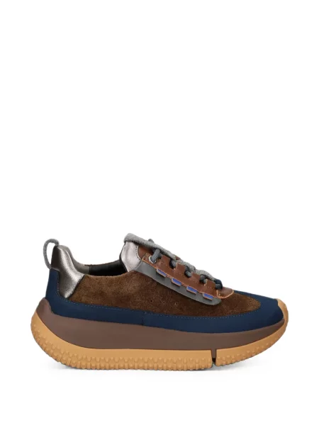 Sneakerși 4ccccees din piele de căprioară maro