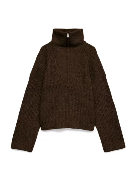 VERO MODA Pulover VMNolan ciocolatiu