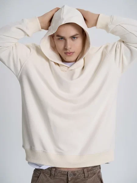 Худі Роза бавовна/поліестер бежевий