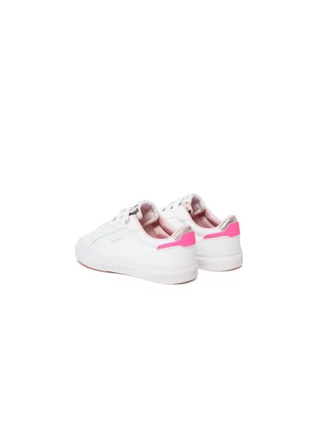 Tenisky Pepe Jeans Kenton Basic Girl bílá