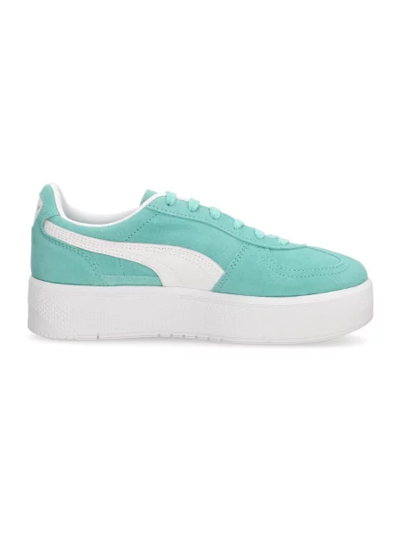 Sneakersy Puma Platform zamszowe białe