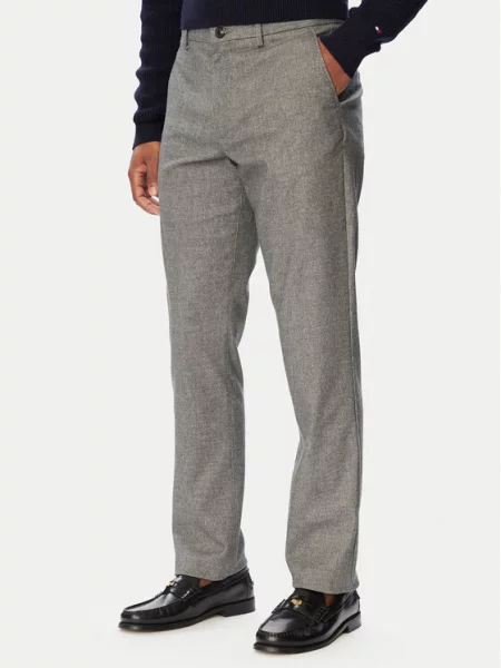 Tommy Hilfiger Chino hlače Denton Temno siva