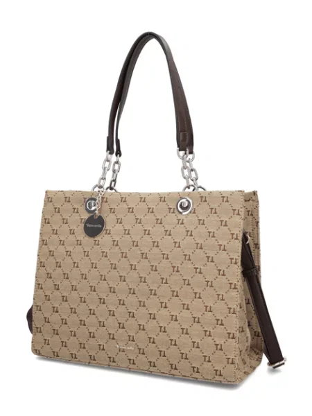 TAMARIS textil kabelka Shopper béžová