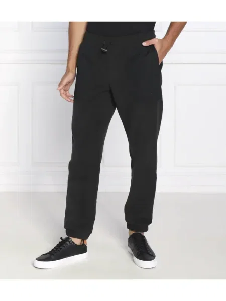 BOSS ORANGE Pantaloni de trening Sefleece negru