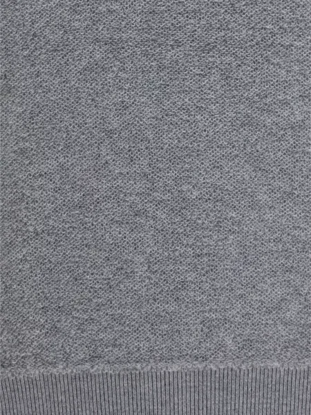 Μάλλινος πουλόβερ Piacenza Cashmere με στρογγυλή λαιμόκοψη γκρι