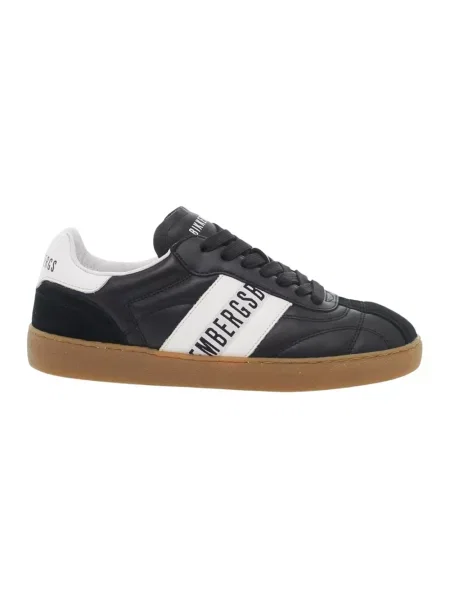 Sneakersy Bikkembergs skórzane czarne