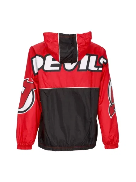 Wiatrówka Mitchell & Ness z dżerseju czerwona