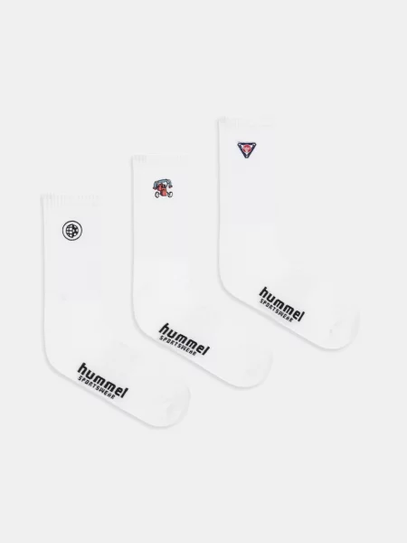 Чорапи Hummel 3 чифта бяло