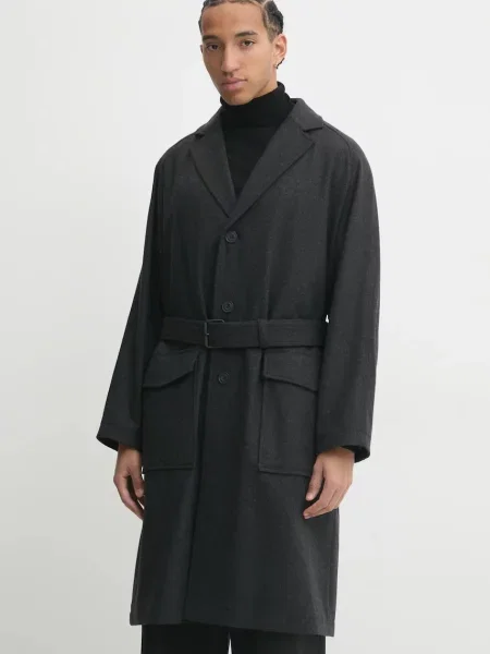 Палто HUGO преходен модел сиво