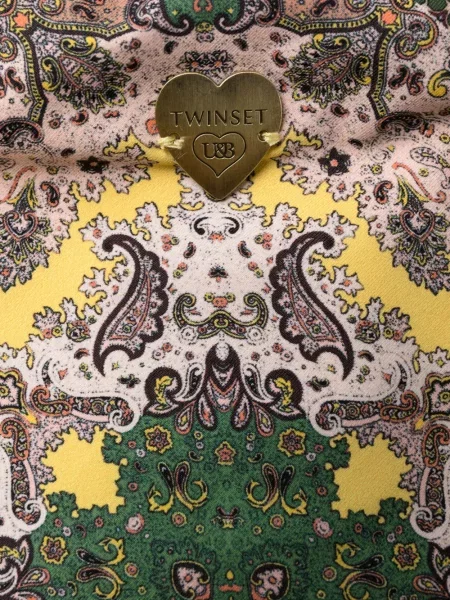Bikini Twinset s printom s paisley uzorkom zelena