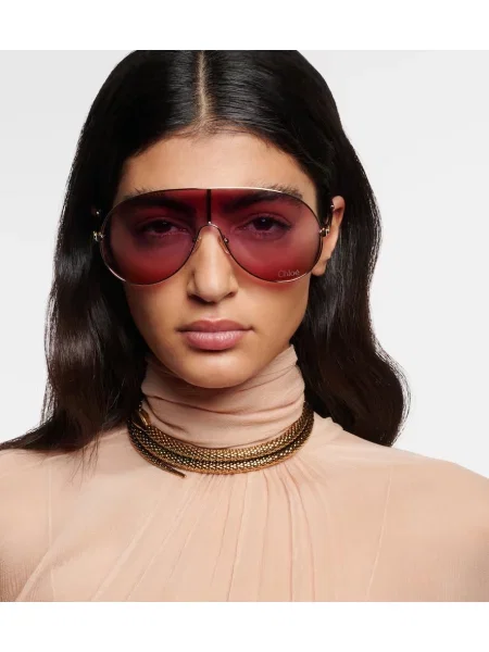Ochelari de soare Chloé roșu