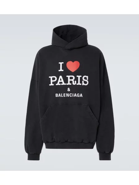 Hoodie Balenciaga črna