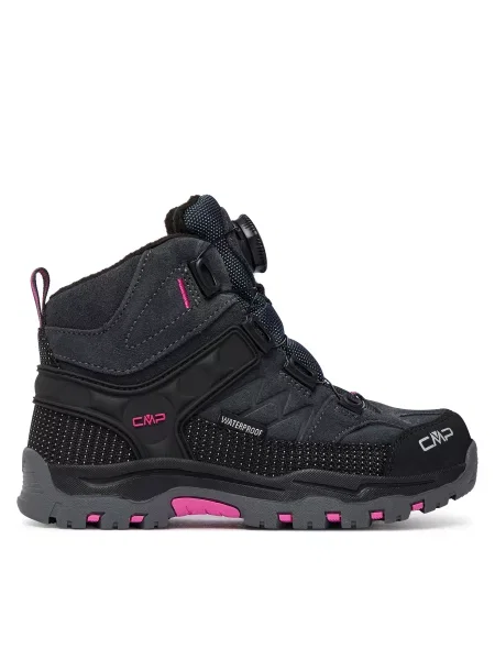 Turistiniai batai CMP Kiruna Mid FitGo Fleece Wp juoda