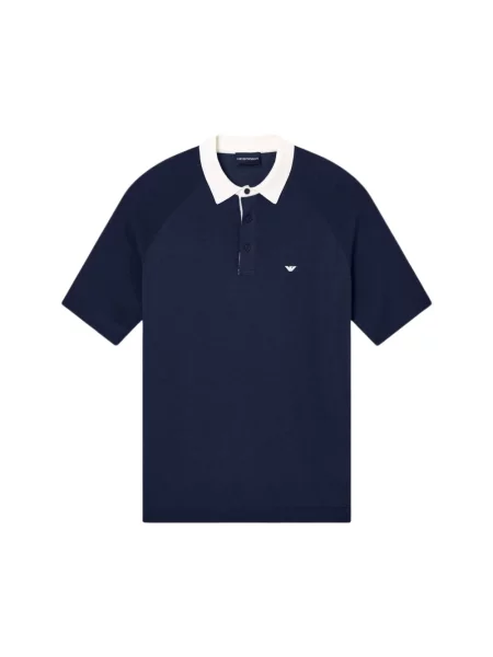 Koszulka Emporio Armani niebieska