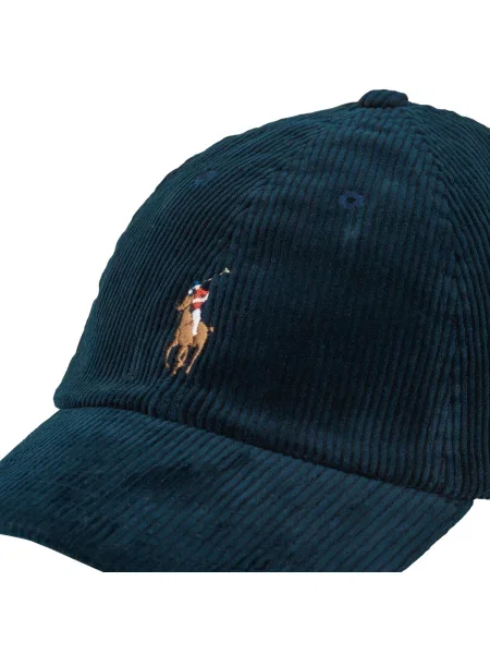 Șapcă Polo Ralph Lauren de catifea negru