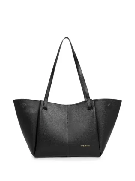 Geantă shopper Lancaster cu imagine negru