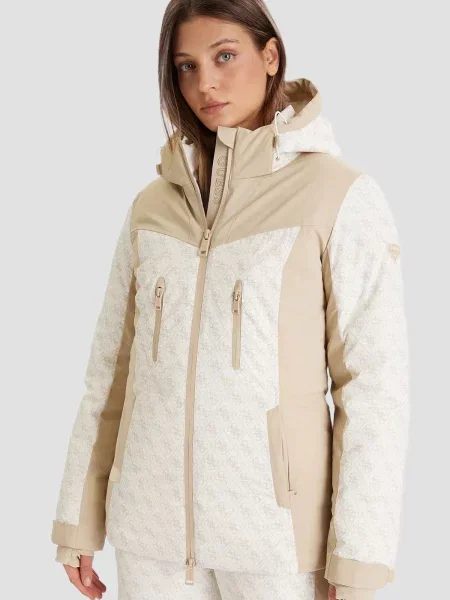 Аутдор та гірськолижна куртка GUESS бежевий