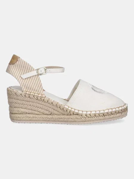 Эспадрильи Gant на танкетке бежевые