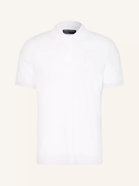 Marc O'polo Polo Tričko Piqué Regular Fit bílá