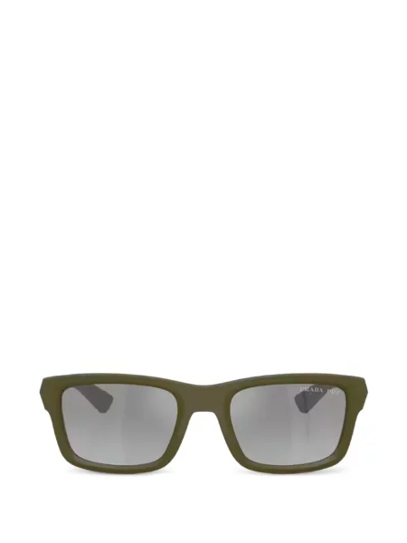 Ochelari de soare Prada Linea Rossa cu autograf verde