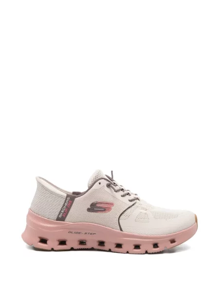 Sneakerși Skechers cu șireturi din dantelă