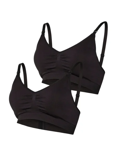 MAMALICIOUS Nedrček za doječe mamice MLILJA' črna