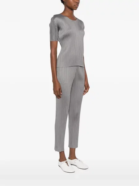 Μικρός μπλούζα Pleats Please Issey Miyake γκρι