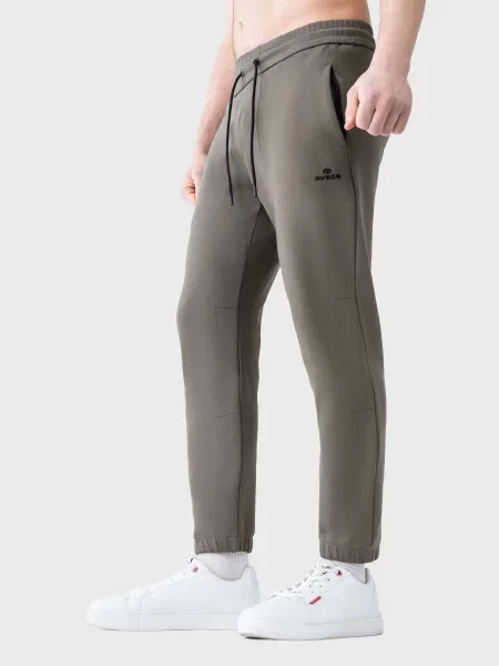 Спортивні штани AVECS бавовна/поліестер зелений