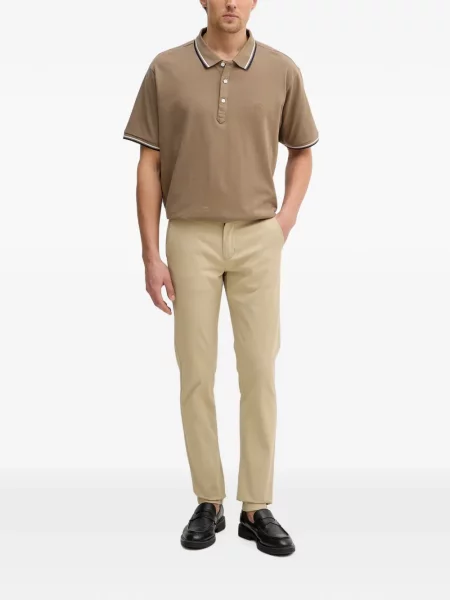 Pantaloni chino Lindbergh cu autograf