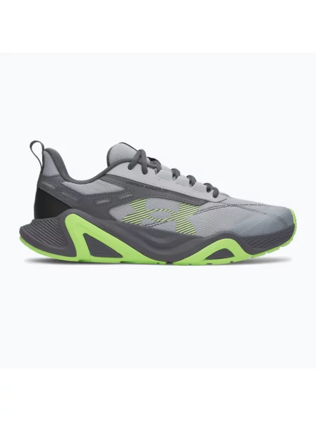 Кросівки для тренувань Under Armour Charged Commit TR 5 mod gray/castlerock/lumos lime