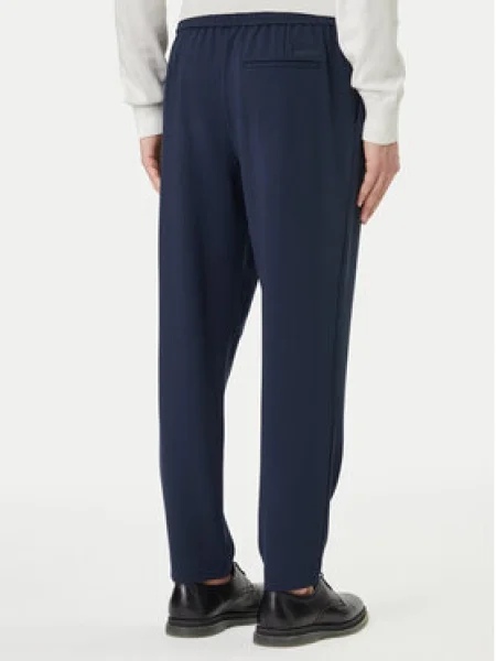 Calvin Klein Szövet nadrág Tapered Fit sötétkék