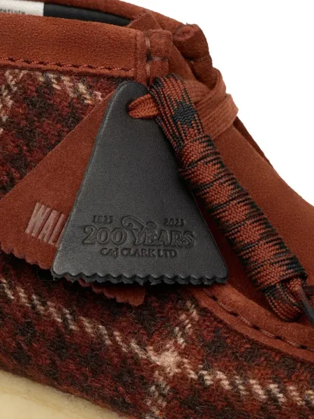 Botine Clarks Originals din tweed maro