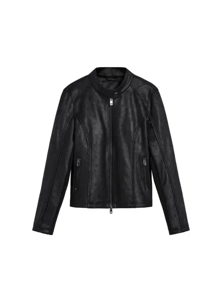 Desigual Geacă de primăvară-toamnă negru