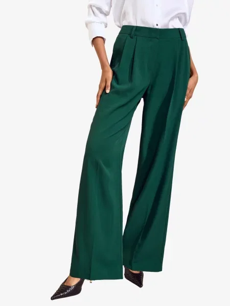 Friends Like These Pantaloni cu dungă Premium smarald verde