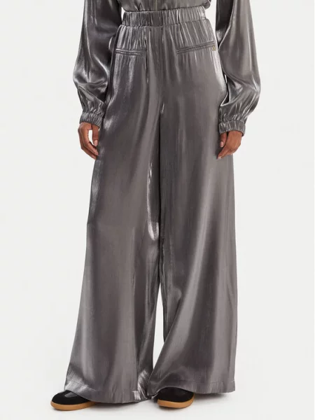 Liu Jo Sport Hlače iz tkanine siva