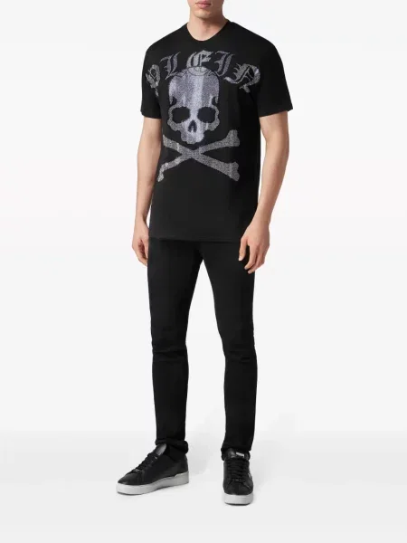Marškinėliai Philipp Plein juoda