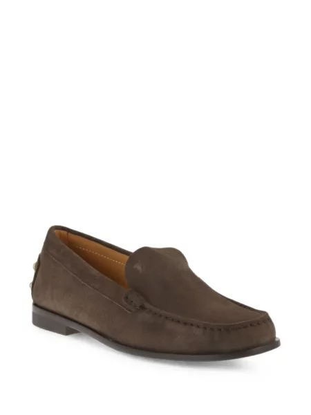 Pantofi loafer Tod's din piele de căprioară maro