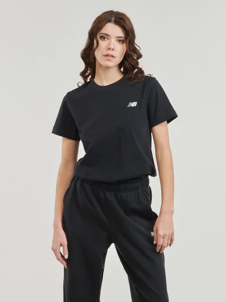 Olcsóbban. Női póló New Balance Jersey Small Logo fekete. Méret: L fekete