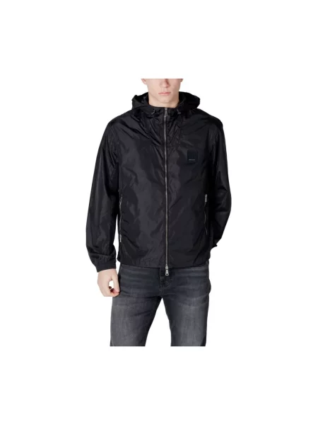Armani Exchange Kurtki Mężczyzna L Kurtka z kapturem czarny