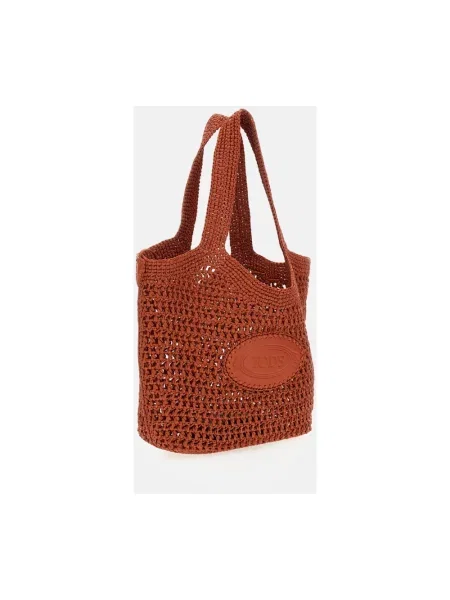 Shopperka Tod's skórzana czerwona