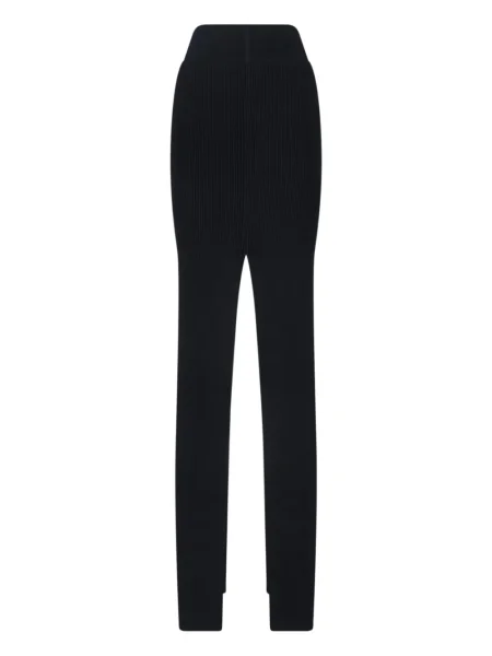 Spódnica midi Rick Owens wełniana do kolan czarna