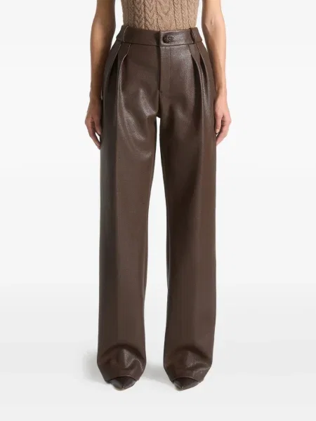 Pantaloni Manière De Voir plisate maro