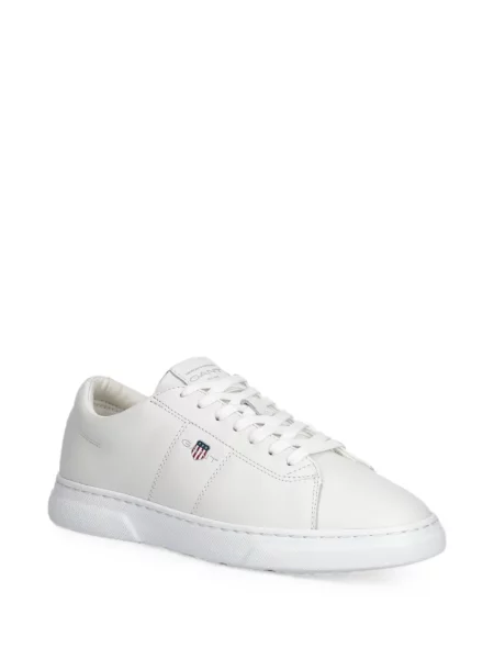 Sneakerși Gant cu autograf alb